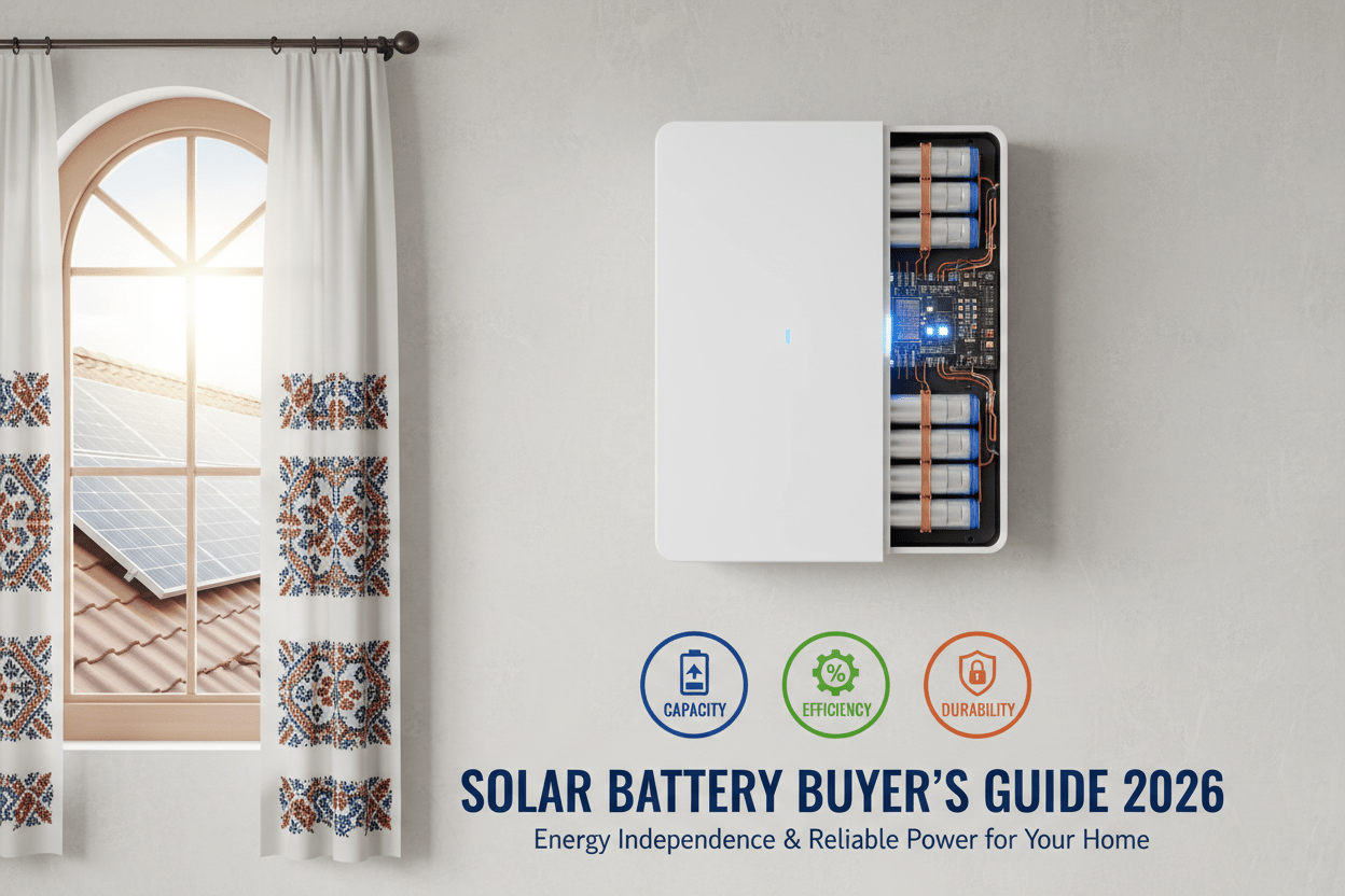 How to Choose a Solar Battery for Ukrainian Homes (2026 Complete Guide ...