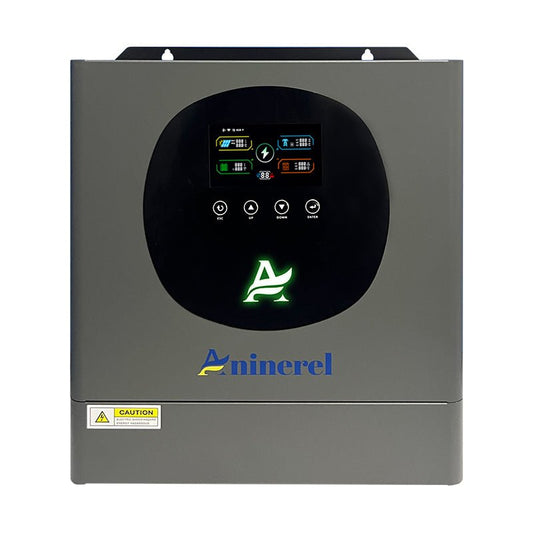 Aninerel 4.2 kW 24V/230V Hybrid Solar Inverter Grid-Tied/Off-Grid Inverter with WiFi 120 Amp MPPT Dual Output - ANENJISOLAR
