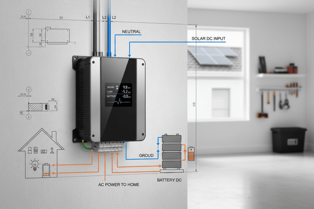 12kW Hybrid Solar Inverter Guide: The Best Split-Phase Solution for U.S. Homes - ANENJISOLAR