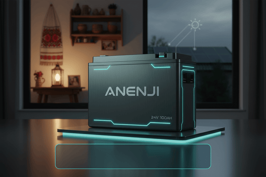 Акумулятор ANENJI 24В 100Ач LiFePO4: найнадійніше резервне живлення для дому в Україні - ANENJISOLAR