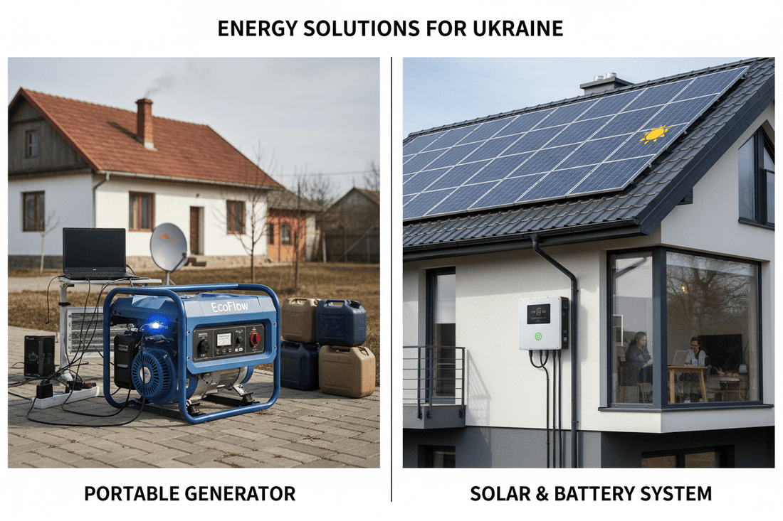 Generator vs Solar Inverter with Battery: What Is Better for Ukraine? - ANENJISOLAR