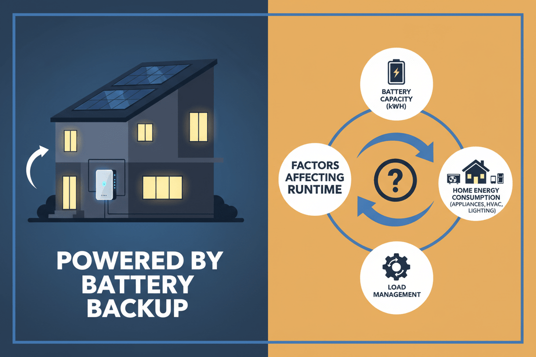 How Long Can a Home Run on Battery Backup During a Power Outage? - ANENJISOLAR