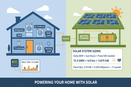 How Much Electricity Does a House Use Per Day? Solar System Sizing Explained - ANENJISOLAR