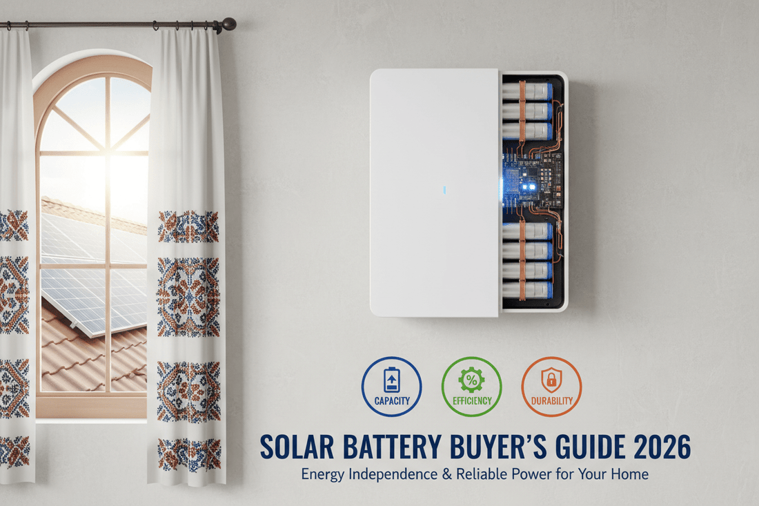 How to Choose a Solar Battery for Ukrainian Homes (2026 Complete Guide) - ANENJISOLAR