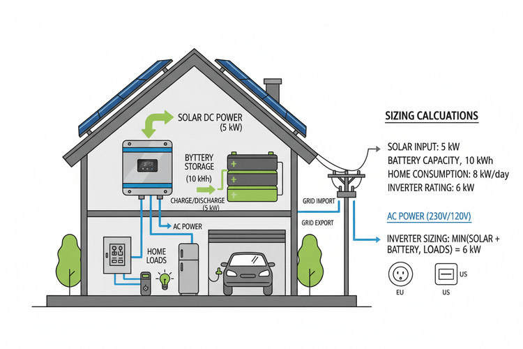 How to Size a Hybrid Solar Inverter for Your Home: A Practical Guide ...