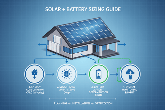 How to Size a Solar System with Battery Backup (2026 Step-by-Step Guide) - ANENJISOLAR