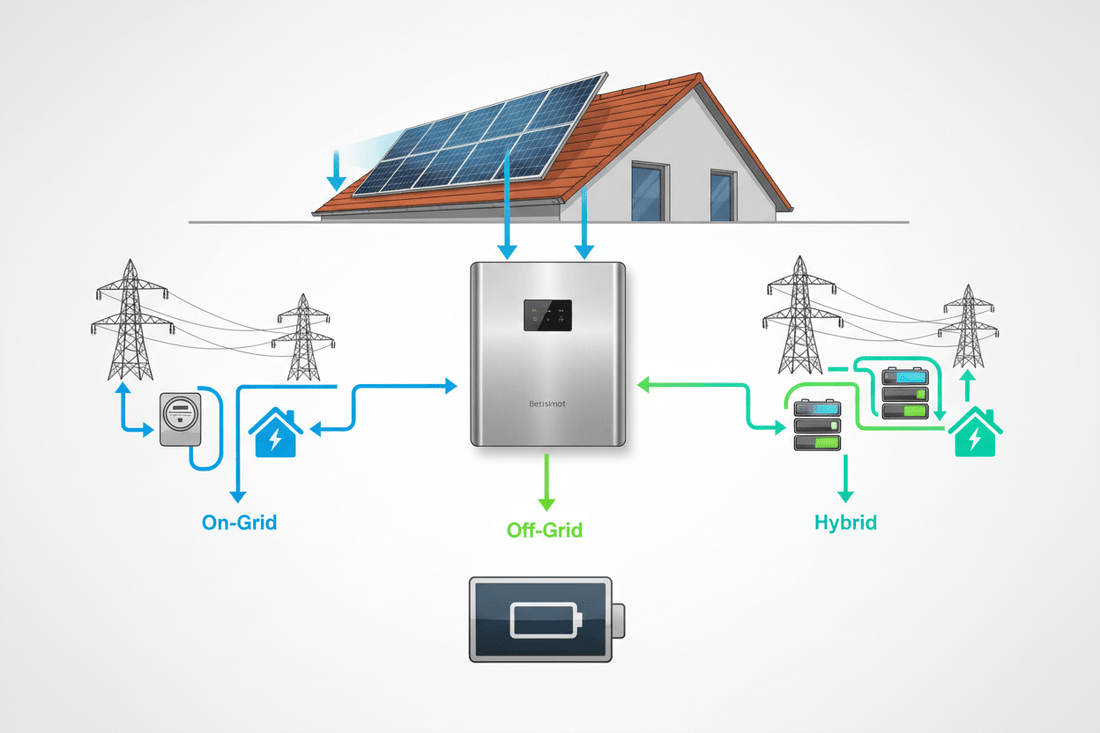 Hybrid Solar Inverter for Europe: On-Grid, Off-Grid or Both? - ANENJISOLAR