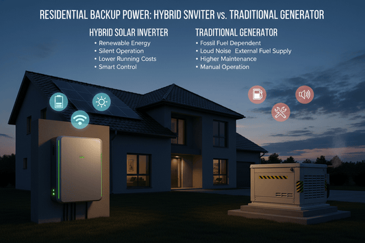 Hybrid Solar Inverter vs Generator: Which Is Better for Home Backup Power in 2026? - ANENJISOLAR