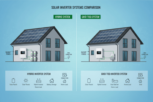 Hybrid Solar Inverter vs Grid-Tied Inverter — Which Is Better for European Homes? - ANENJISOLAR