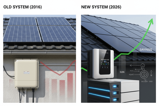 Is It Worth Replacing an Old Grid-Tied Inverter with a Hybrid Inverter in 2026? - ANENJISOLAR