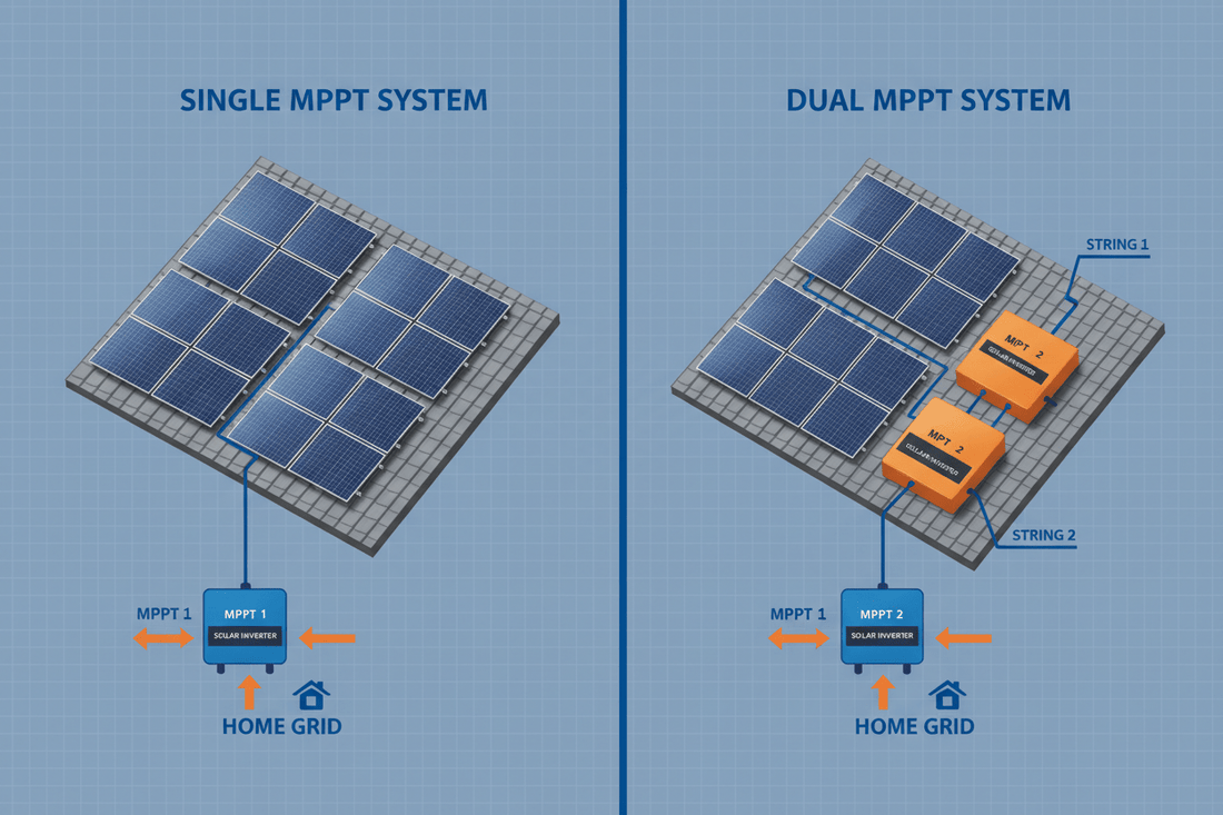 Single MPPT vs Dual MPPT Solar Inverters: Which One Do You Really Need? - ANENJISOLAR