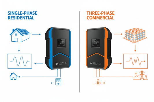 Single-Phase vs Three-Phase Solar Inverters in Europe — Which One Do You Really Need? - ANENJISOLAR