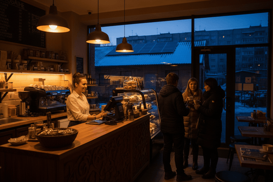 Solar Power for Small Businesses in Ukraine: How to Stay Open During Blackouts - ANENJISOLAR