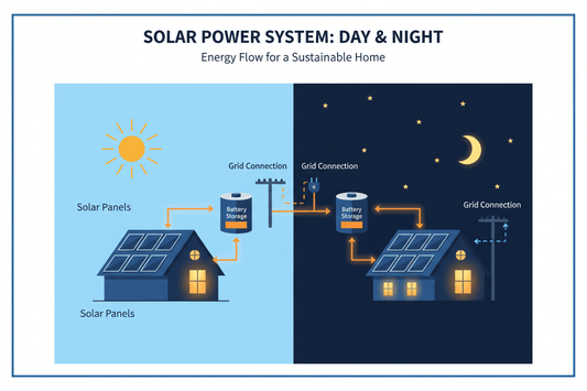 What Happens to Solar Power at Night? A Simple Explanation - ANENJISOLAR