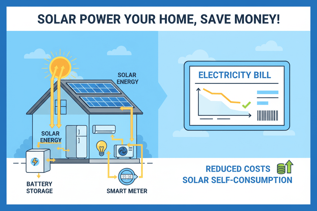 What Is Self-Consumption in Solar Energy? How It Affects Your Electricity Bill - ANENJISOLAR