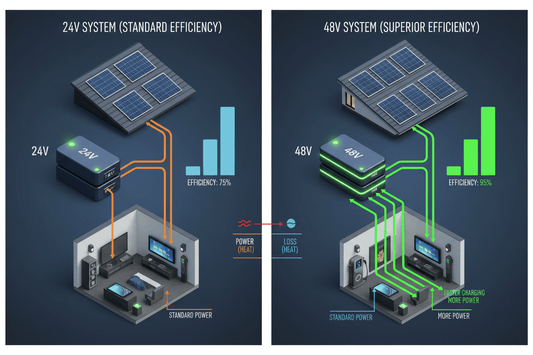 Why 48V Battery Systems Are Replacing 24V in Modern Solar Installations - ANENJISOLAR