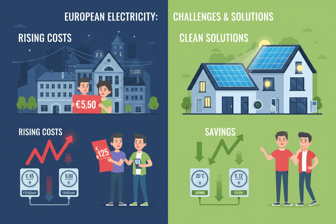 Why Are Electricity Prices So High in Europe — and How Can Homeowners Reduce Costs? - ANENJISOLAR