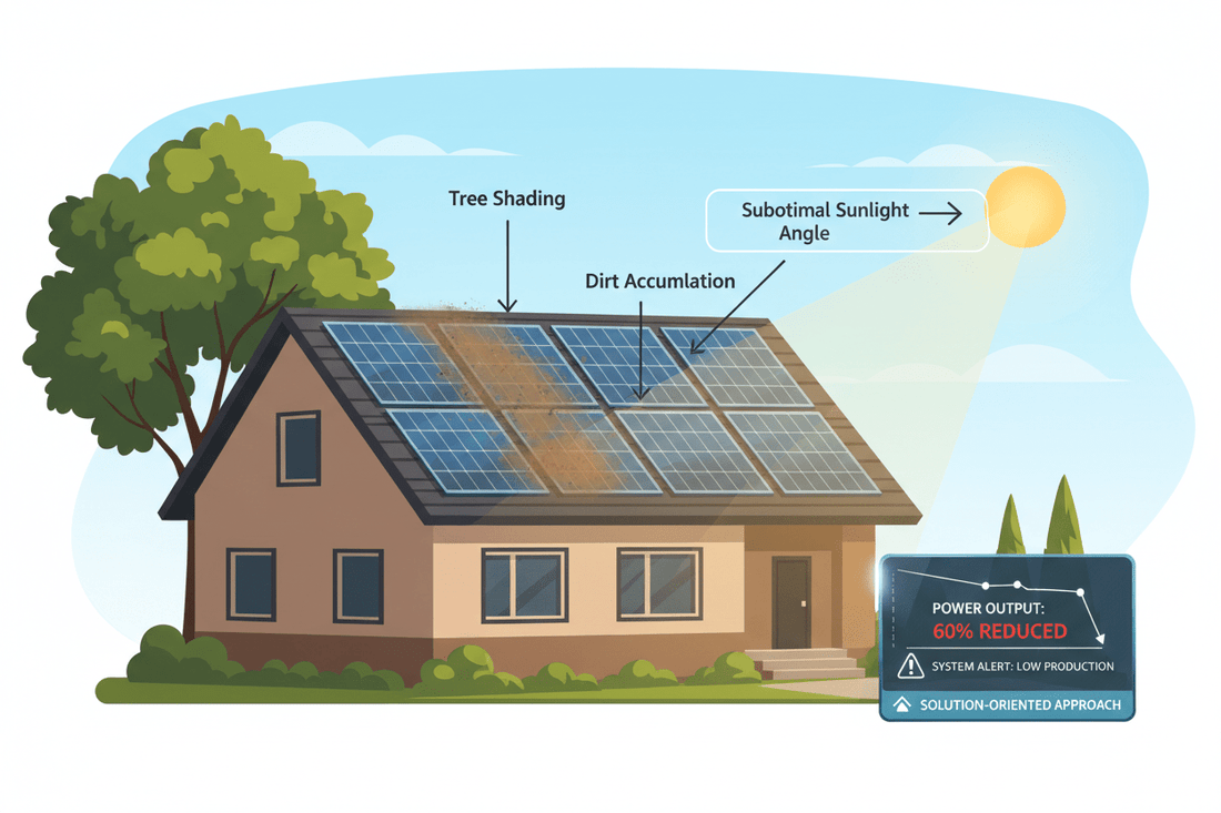 Why Your Solar System Is Not Producing as Much Power as Expected - ANENJISOLAR