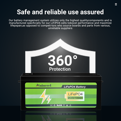 ANENJI 2026 New Bundle｜4200W 24V On‑Grid Off‑Grid Hybrid Solar Inverter (6200W Peak, WiFi) + Aninerel 24V 100Ah LiFePO4 Battery Bluetooth BMS, Complete Solar Energy Storage Kit For Home RV Off‑Grid Backup Power