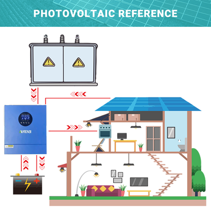 2KW 12V hybrid Solar Inverter MPPT Pure sine wave Off grid inverter with WIFI