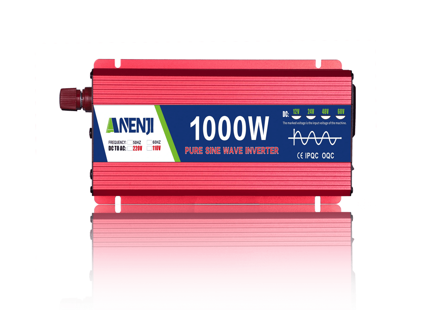 Anenji 1000W/1600W/2200W/3000W 12V/24V/48V Pure Sine Wave Inverter Power Inverter - ANENJISOLAR