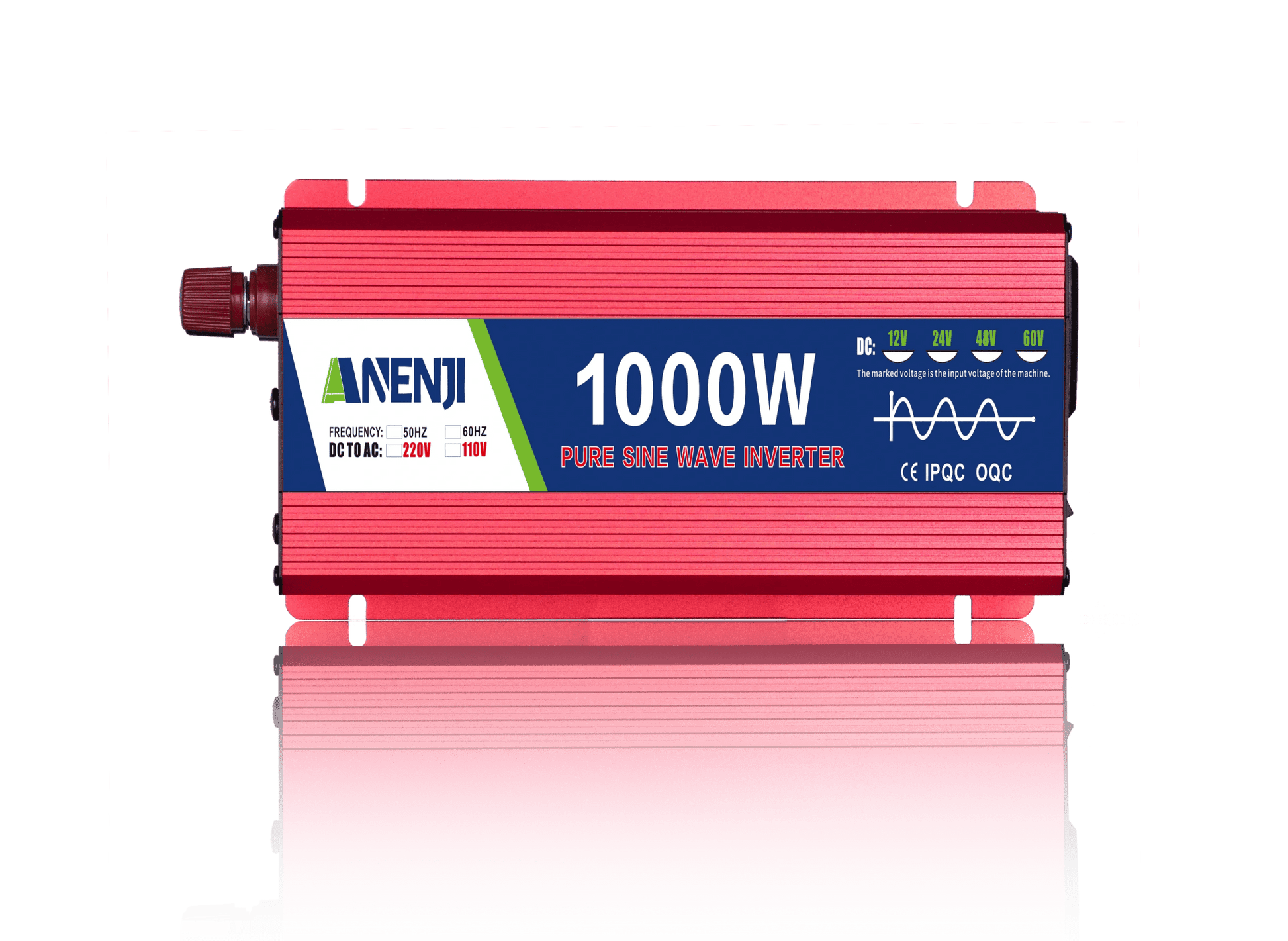 Anenji 1000W/1600W/2200W/3000W 12V/24V/48V Pure Sine Wave Inverter Power Inverter - ANENJISOLAR