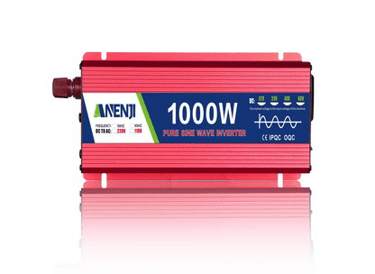 Anenji 1000W/1600W/2200W/3000W 12V/24V/48V Pure Sine Wave Inverter Power Inverter - ANENJISOLAR