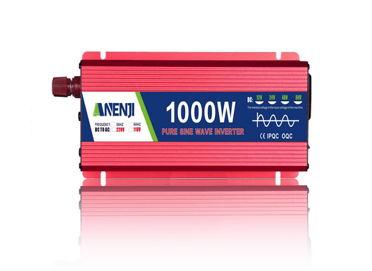 Anenji 1000W/1600W/2200W/3000W 12V/24V/48V Pure Sine Wave Inverter Power Inverter - ANENJISOLAR