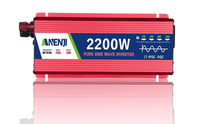 Anenji 1000W/1600W/2200W/3000W 12V/24V/48V Pure Sine Wave Inverter Power Inverter - ANENJISOLAR