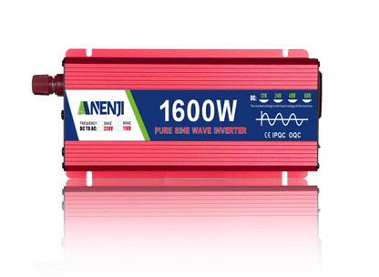 Anenji 1000W/1600W/2200W/3000W 12V/24V/48V Pure Sine Wave Inverter Power Inverter - ANENJISOLAR