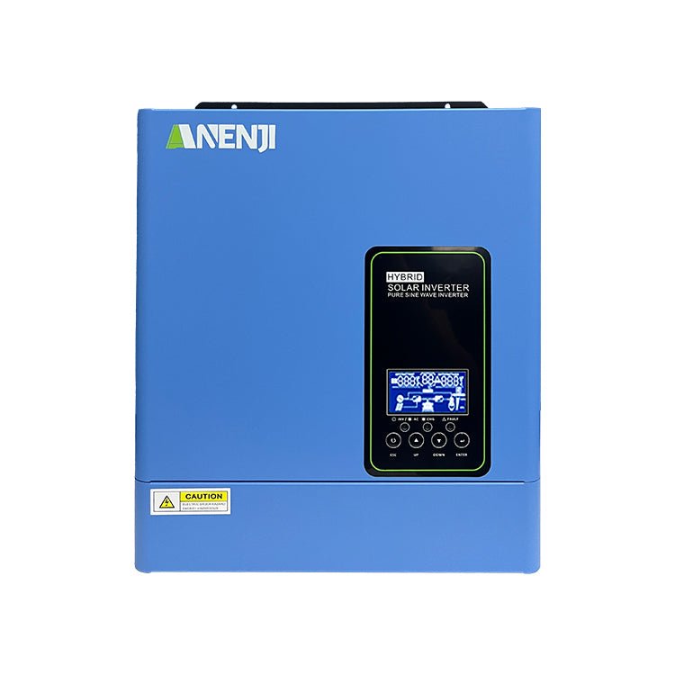 Anenji 3KW 24V 120V Hybrid Solar Inverter On grid Off grid Inverter with WIFI - ANENJISOLAR