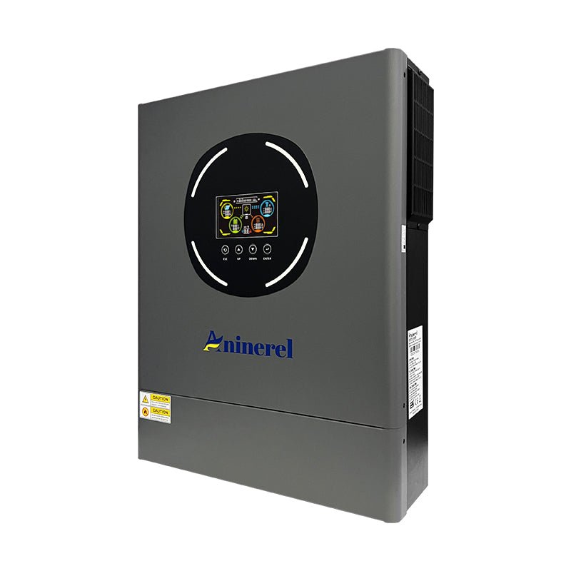 ANENJISOLAR Aninerel 11kW 48V 230V Hybrid Solar Inverter Pure Sine Wave Dual Output Color LCD Display MPPT*2 Off-Grid + Grid-Tied 500V DC with WiFi