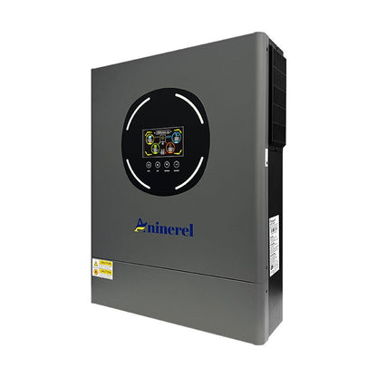 ANENJISOLAR Aninerel 11kW 48V 230V Hybrid Solar Inverter Pure Sine Wave Dual Output Color LCD Display MPPT*2 Off-Grid + Grid-Tied 500V DC with WiFi
