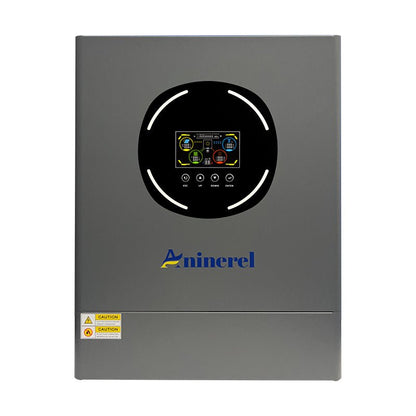ANENJISOLAR Aninerel 11kW 48V 230V Hybrid Solar Inverter Pure Sine Wave Dual Output Color LCD Display MPPT*2 Off-Grid + Grid-Tied 500V DC with WiFi