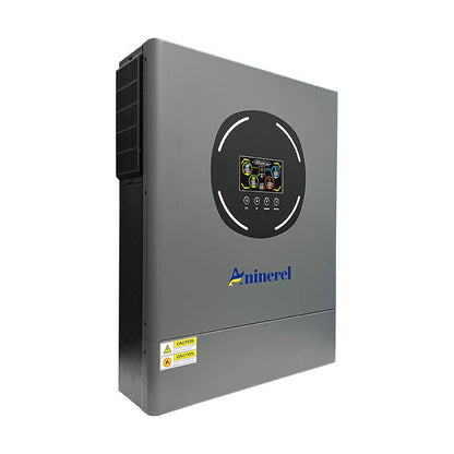 ANENJISOLAR Aninerel 11kW 48V 230V Hybrid Solar Inverter Pure Sine Wave Dual Output Color LCD Display MPPT*2 Off-Grid + Grid-Tied 500V DC with WiFi