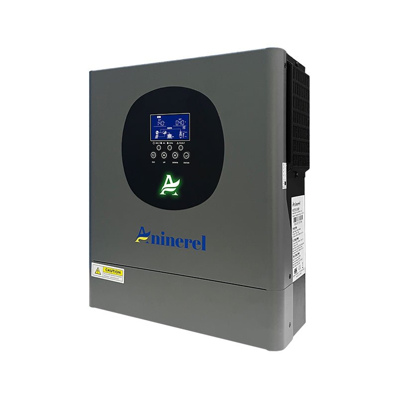 Aninerel 2KW 12V 230V Hybrid Solar Inverter MPPT Pure Sine Wave Off - Grid Inverter with WIFI Function 30VDC - 160VDC - ANENJISOLAR