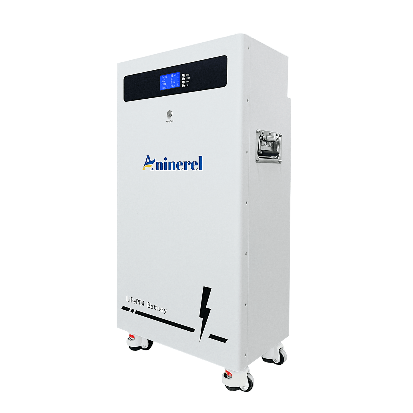 Aninerel 51.2V 300Ah LFP Battery, 16kWh Solar Storage, BMS, 6,000+ Cycles - ANENJISOLAR