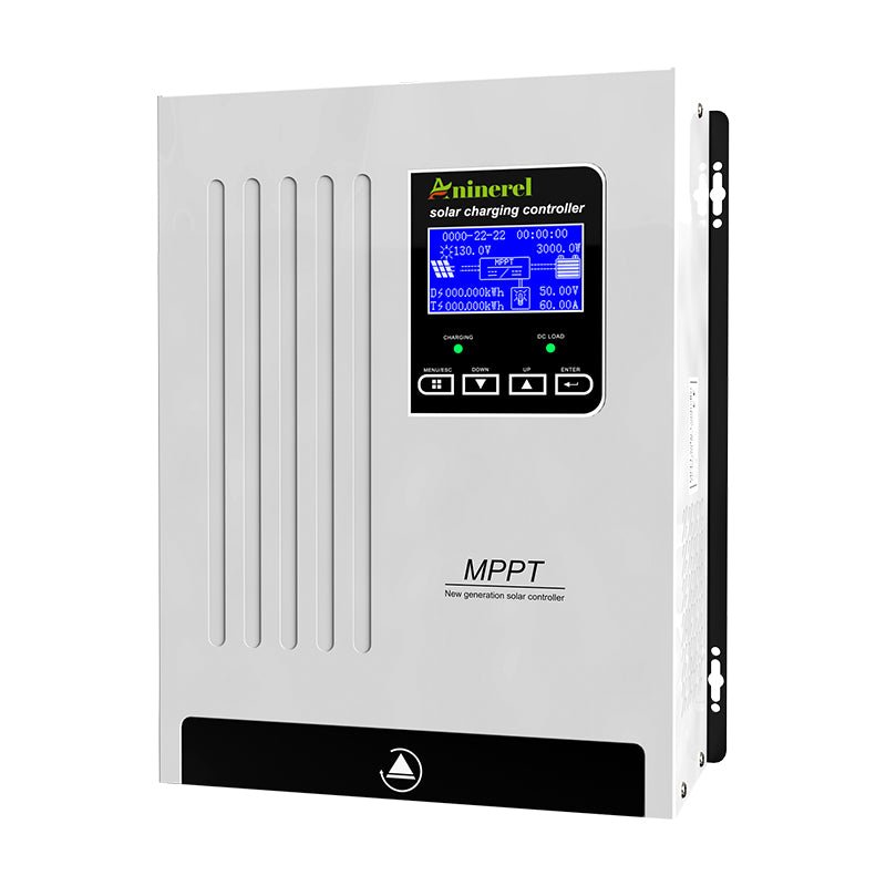 Aninerel 60A MPPT Solar Charge Controller 12V 24V 36V 48V Battery Charger Back - light LCD Solar Regulator - ANENJISOLAR