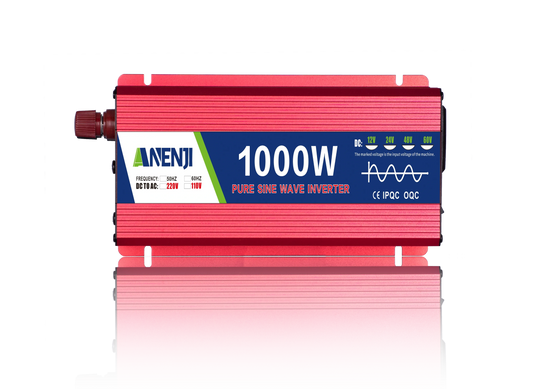 Anenji 1000W/1600W/2200W/3000W 12V/24V/48V Pure Sine Wave Inverter Power Inverter