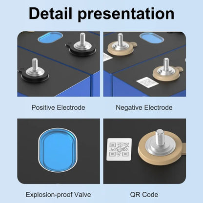 Anenji 3.2V 300AH LiFePO4 Battery Deep Cycles Lithium Iron Phosphate Battery