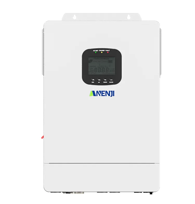 Anenji 7200W Hybrid Solar Inverter 48V 120V/240V Split Phase MPPT Charger Controller