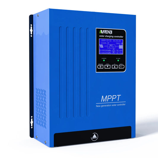 Anenji 80A MPPT Solar Charge Controlller 12V 24V 48V Auto Battery